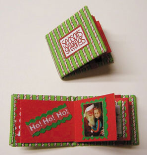 Dollhouse Miniature Scrapbook Album-Christmas